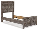 Wynnlow Twin Crossbuck Panel Bed (Variation Bed Size: Twin)