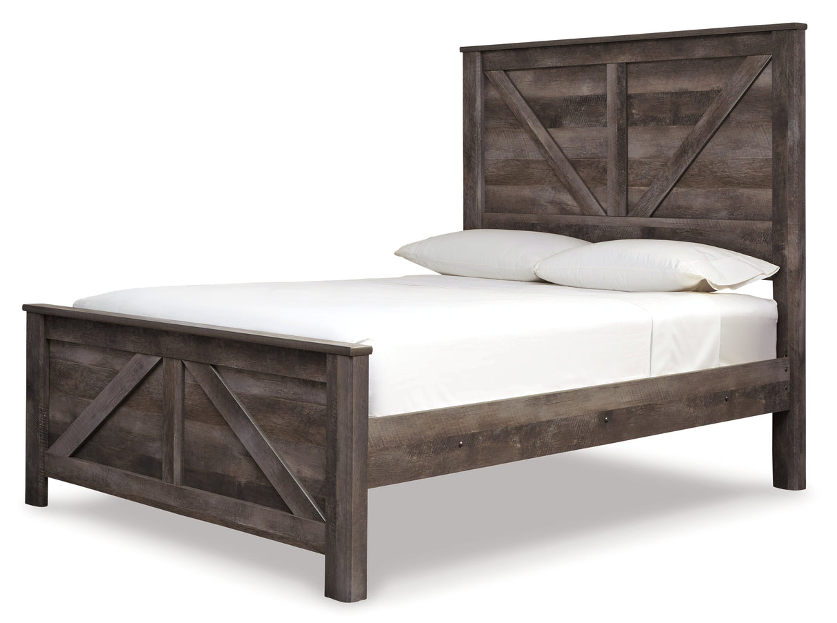 Wynnlow Queen Crossbuck Panel Bed (Bed Size: Queen)