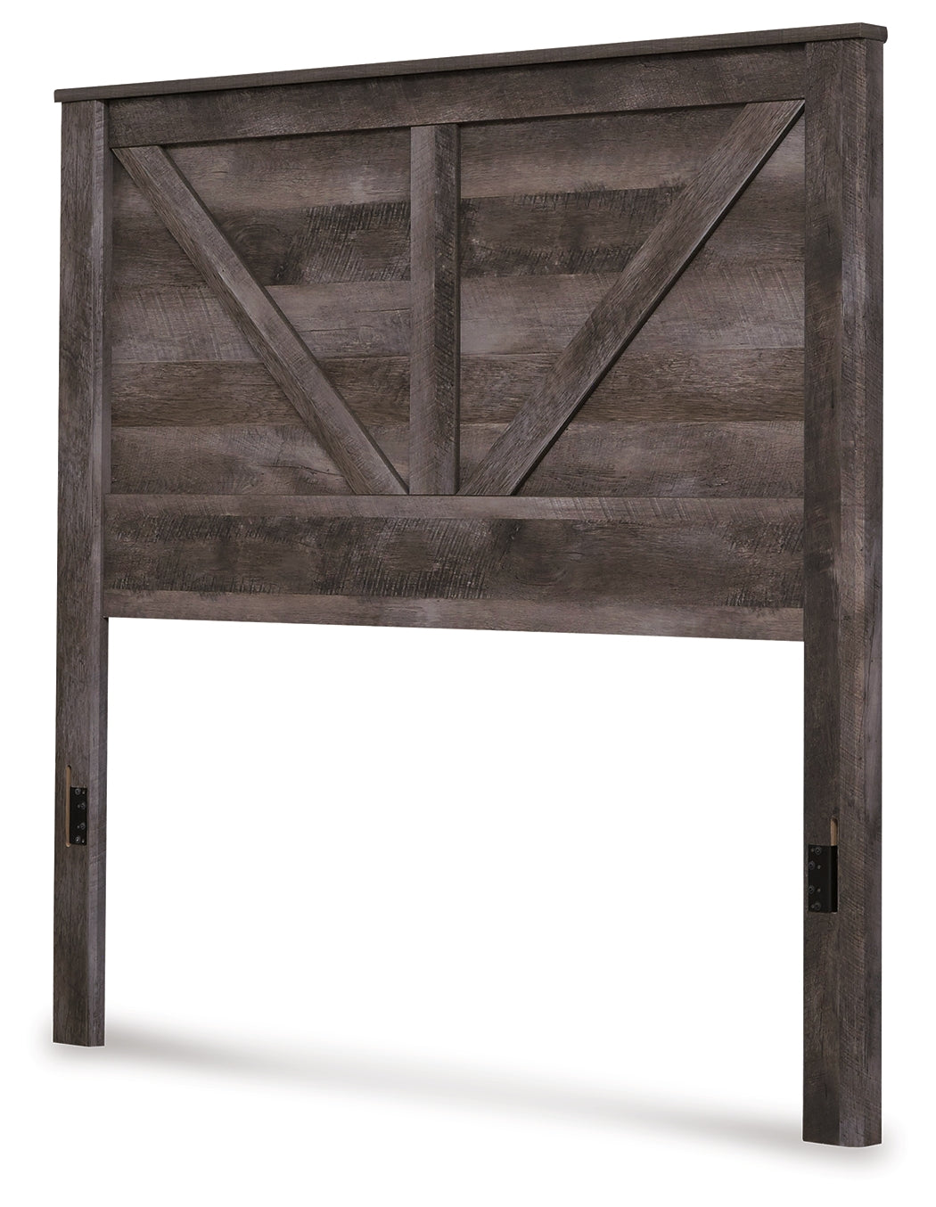 Wynnlow 7-Piece Queen Crossbuck Panel Bed with Mirrored Dresser, Chest and Nightstand (Queen Crossbuck/Poster Rails, Queen Crossbuck Panel Footboard, Queen Crossbuck Panel Headboard, Dresser, Bedroom Mirror, Chest of Drawers, Nightstand)