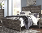 Wynnlow Queen Crossbuck Panel Bed (Bed Size: King)