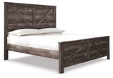 Wynnlow Queen Crossbuck Panel Bed (Bed Size: King)