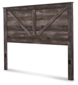 Wynnlow 7-Piece King Crossbuck Panel Bed with Mirrored Dresser, Chest and Nightstand (King Crossbuck Panel Footboard, King Crossbuck Panel Headboard, King Crossbuck/Poster Rails, Dresser, Bedroom Mirror, Chest of Drawers, Nightstand)