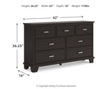 Covetown 4-Piece Twin Panel Bed with Dresser and Nightstand (Twin Panel Headboard/Footboard and Slats, Twin/Full Bed Rails, Dresser, Nightstand)