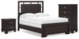 Covetown Full Panel Bed, Chest and Nightstand