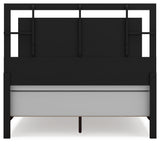 Covetown 4-Piece Queen Panel Bed with 2 Nightstands (Queen Panel Headboard/Footboard and Slats, Queen/King Panel Rails, Nightstand, Nightstand)