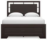 Covetown Queen Panel Bed (Bed Size: Queen)