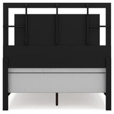 Covetown 7-Piece Full Panel Bed with Mirrored Dresser, Chest and 2 Nightstands (Twin/Full Bed Rails, Full Panel Headboard/Footboard and Slats, Dresser, Bedroom Mirror, Chest of Drawers, Nightstand, Nightstand)