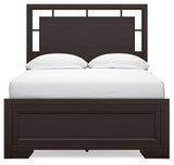 Covetown 3-Piece Full Panel Bed with Dresser (Twin/Full Bed Rails, Full Panel Headboard/Footboard and Slats, Dresser)