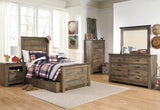 Trinell Twin Panel Bed with 1 Large Storage Drawer (Bed Size: Twin)