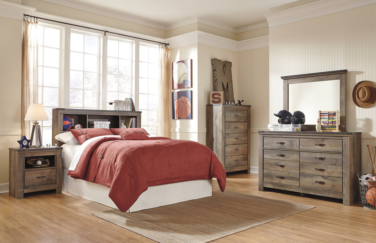 Trinell Full Bookcase Headboard (Variation Bed Size: Full)