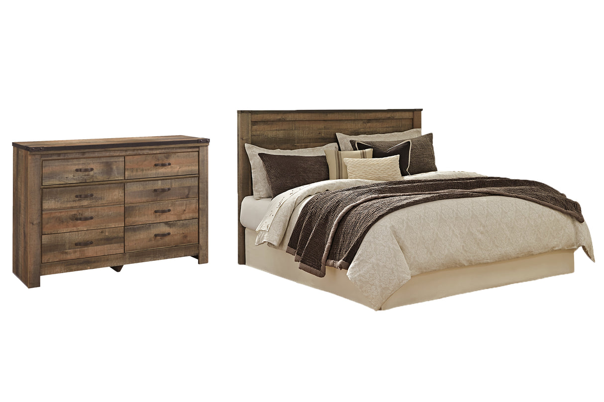 Trinell 2-Piece King/California King Panel Headboard with Dresser (Dresser, King/California King Panel Headboard)