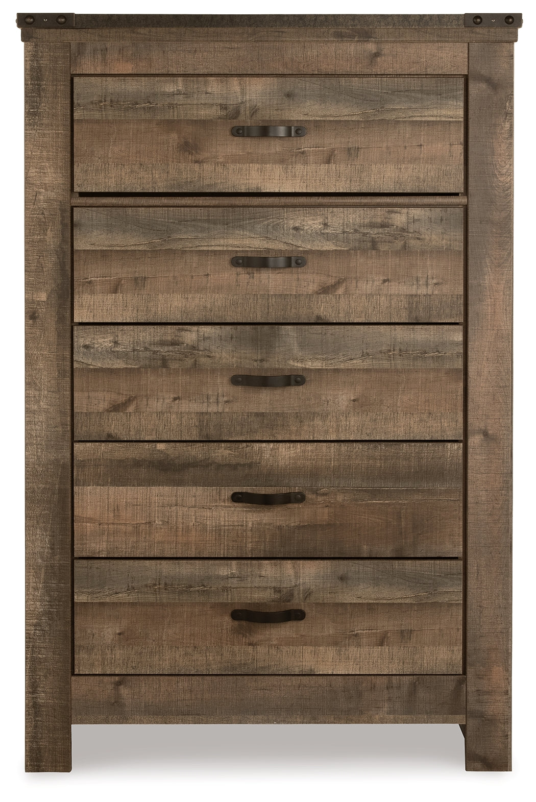 Trinell Queen Panel Bed, Chest and 2 Nightstands (Bed Size: Queen)