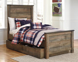 Trinell Twin Panel Bed with 1 Large Storage Drawer (Bed Size: Twin)