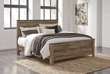 Trinell Queen Panel Bed (Bed Size: King)