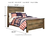 Trinell Full Panel Bed (Variation Bed Size: Full)