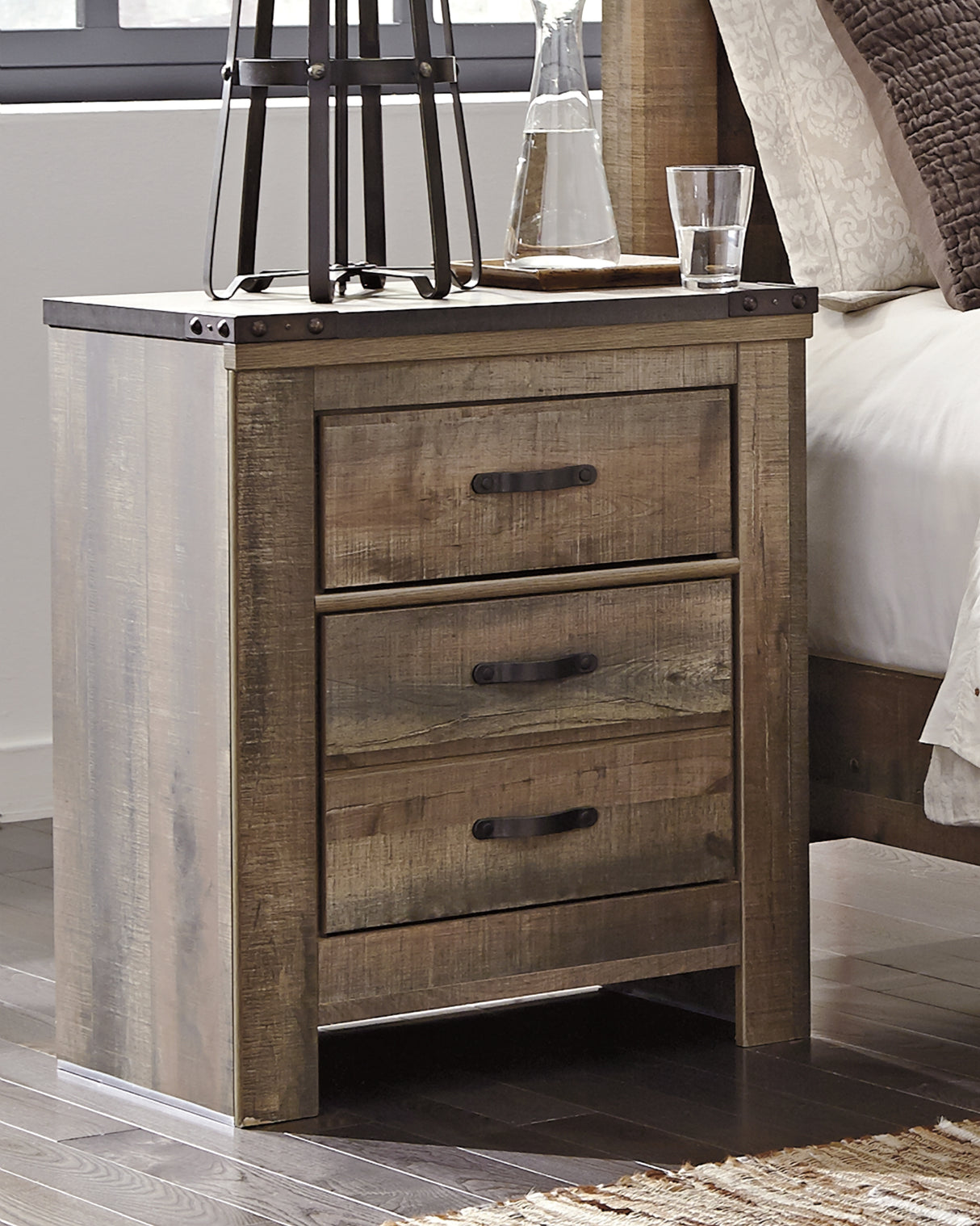 Trinell Twin Storage Bed, Chest and Nightstand