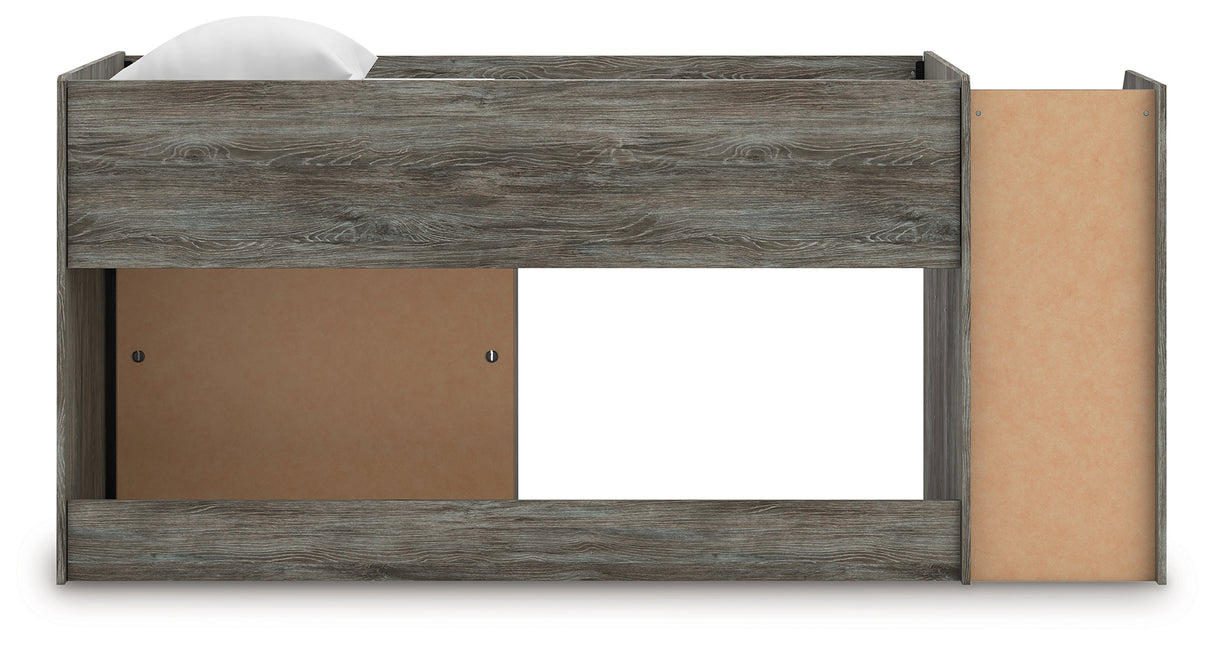 Frandern Twin Loft  Bed with Bookcase Storage (Bed Size: Twin)