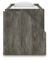 Frandern Twin Loft  Bed with Bookcase Storage (Bed Size: Twin)