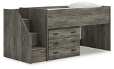 Frandern Twin Loft Bed with Drawer Storage (Bed Size: Twin)