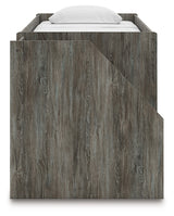 Frandern Twin Loft  Bed with Bookcase and Drawer Storage