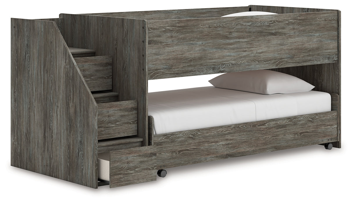 Frandern Twin over Twin Loft Bed (Bed Size: Twin Over Twin)