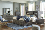 Caitbrook King Storage Bed with 8 Drawers (Variation Bed Size: King)