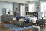 Caitbrook California King Storage Bed, Dresser, Mirror and Chest (Bed Size: California King)