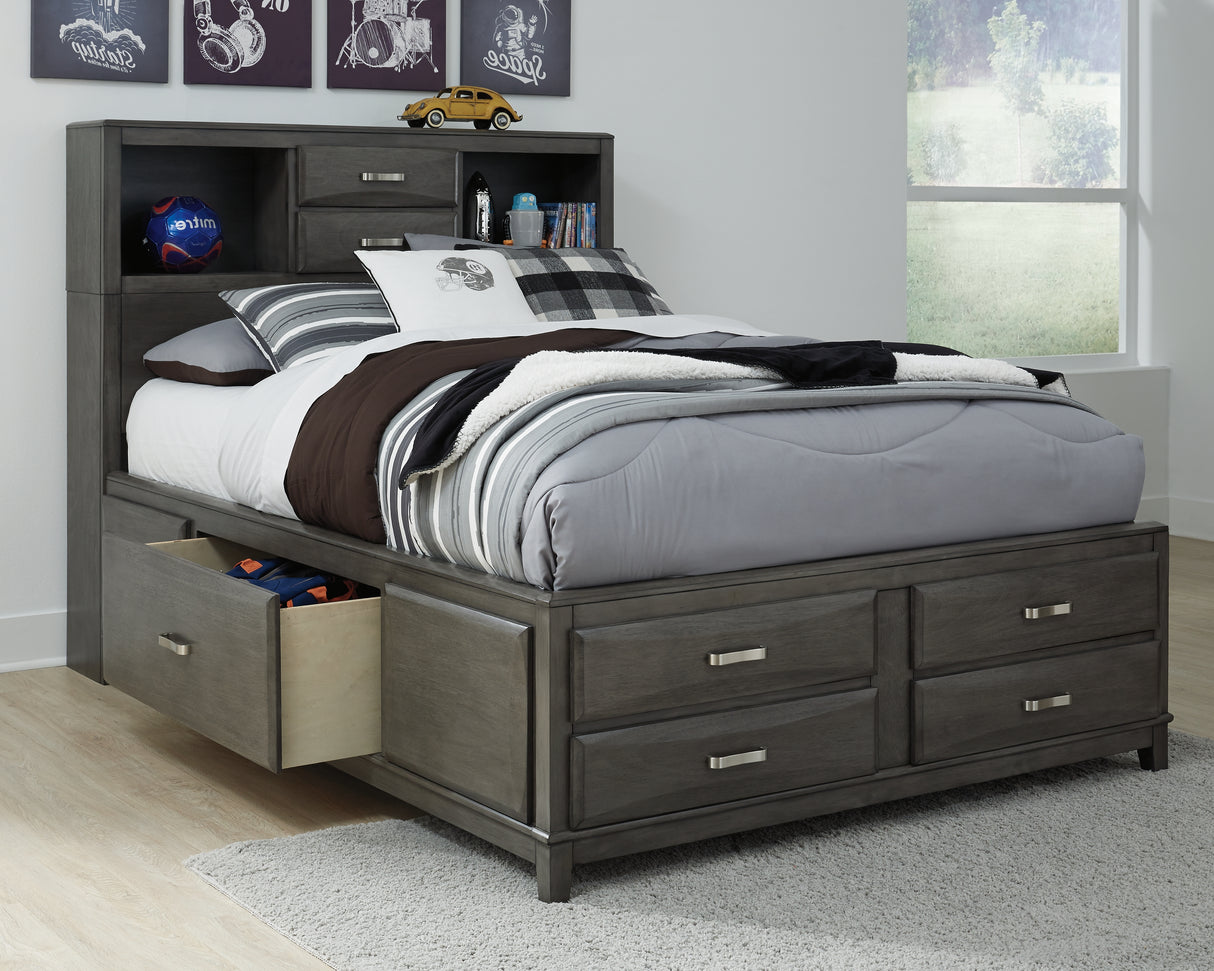 Caitbrook Full Storage Bed with 7 Drawers (Variation Bed Size: Full)