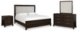 Neymorton King Panel Bed, Dresser, Mirror and Nightstand