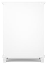 Fortman 6-Piece Full Panel Bed with Mirrored Dresser and Chest (Full Panel Footboard, Twin/Full Panel Rails, Full Panel Headboard, Dresser, Bedroom Mirror, Chest of Drawers)