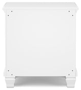 Fortman 7-Piece King Panel Bed with Mirrored Dresser and 2 Nightstands (King/California King Panel Footboard, King/California King Panel Headboard, Queen/King Panel Rails, Dresser, Bedroom Mirror, Nightstand, Nightstand)