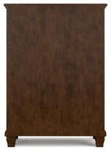 Danabrin 6-Piece California King Panel Bed with Mirrored Dresser and Chest (King/California King Panel Footboard, King/California King Panel Headboard, California King Panel Rails, Dresser, Bedroom Mirror, Chest of Drawers)