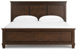Danabrin 7-Piece California King Panel Bed with Mirrored Dresser and 2 Nightstands (King/California King Panel Footboard, King/California King Panel Headboard, California King Panel Rails, Dresser, Bedroom Mirror, Nightstand, Nightstand)