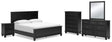 Lanolee 7-Piece King Panel Bed with Mirrored Dresser, Chest and Nightstand (King/California King Panel Footboard, King/California King Panel Headboard, Queen/King Panel Rails, Dresser, Bedroom Mirror, Chest of Drawers, Nightstand)