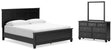 Lanolee King Panel Bed, Dresser and Mirror (Bed Size: King)