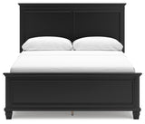 Lanolee 7-Piece Queen Panel Bed with Mirrored Dresser, Chest and Nightstand (Queen Panel Footboard, Queen Panel Headboard, Queen/King Panel Rails, Dresser, Bedroom Mirror, Chest of Drawers, Nightstand)