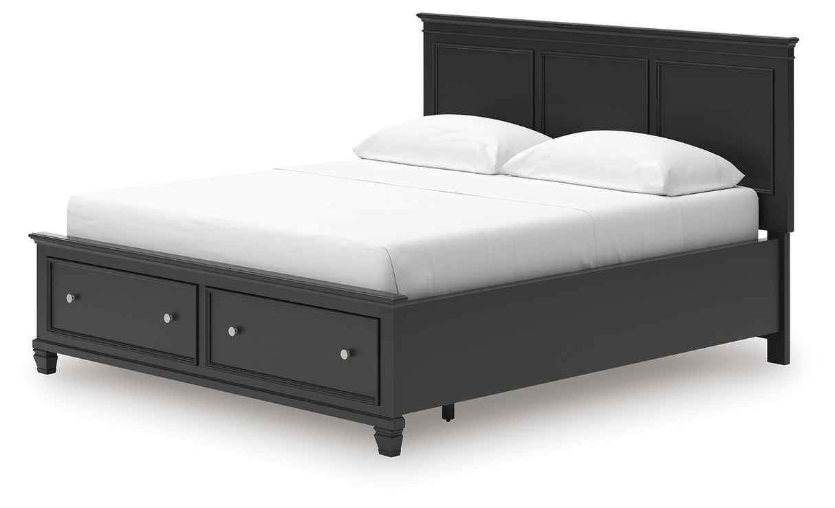 Lanolee California King Panel Storage Bed (Bed Size: California King)