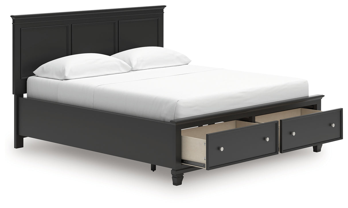 Lanolee California King Panel Storage Bed (Bed Size: California King)