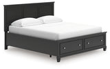 Lanolee California King Panel Storage Bed (Bed Size: California King)