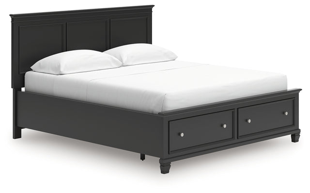 Lanolee California King Panel Storage Bed (Bed Size: California King)