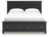 Lanolee California King Panel Storage Bed (Bed Size: California King)