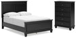 Lanolee Full Panel Bed and Chest (Bed Size: Full)