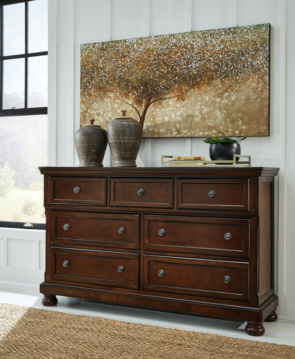 Robbinsdale Dresser (Color: Rustic Brown)
