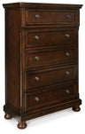 Robbinsdale Chest of Drawers (Color: Rustic Brown)