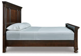 Robbinsdale Queen Panel Bed (Color: Rustic Brown, Bed Size: California King)