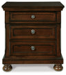 Robbinsdale Nightstand (Color: Rustic Brown)