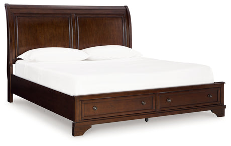 Trellington King Sleigh Storage Bed (Bed Size: King)