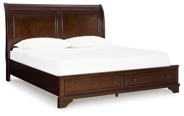 Trellington King Sleigh Storage Bed (Bed Size: King)