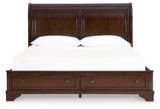 Trellington King Sleigh Storage Bed (Bed Size: King)