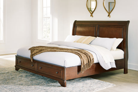 Trellington King Sleigh Storage Bed (Bed Size: King)